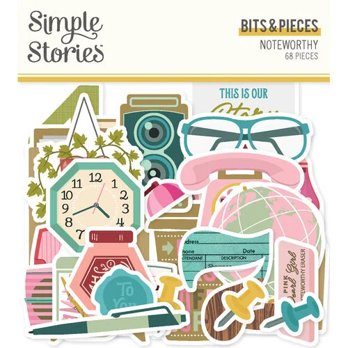 Simple Stories - Noteworthy Collection - Ephemera - Bits And Pieces 1 Simple Stories - Noteworthy Collection - Ephemera - Bits And Pieces