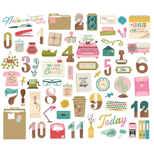 Simple Stories - Noteworthy Collection - Ephemera - Bits And Pieces 2 Simple Stories - Noteworthy Collection - Ephemera - Bits And Pieces