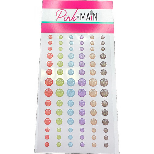 Pink and Main - Enamel Dots - Glitter - Fall Fun