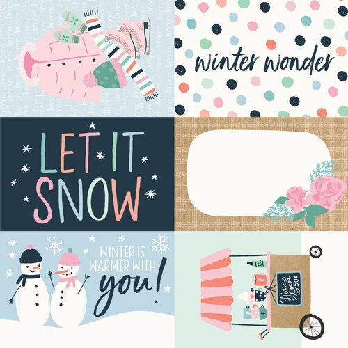Simple Stories - Winter Wonder Collection - 12 x 12 Double Sided Paper - 4 x 6 Elements 2 Simple Stories - Winter Wonder Collection - 12 x 12 Double Sided Paper - 4 x 6 Elements