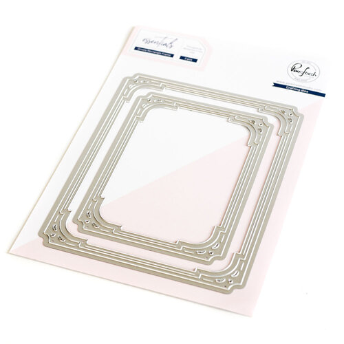Pinkfresh Studio - Essentials Collection - Dies - Ornate Rectangle Frame 1 Pinkfresh Studio - Essentials Collection - Dies - Ornate Rectangle Frame