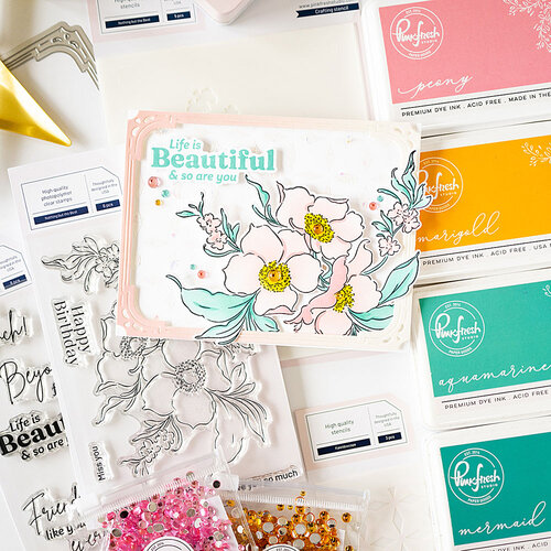Pinkfresh Studio - Essentials Collection - Dies - Ornate Rectangle Frame 3 Pinkfresh Studio - Essentials Collection - Dies - Ornate Rectangle Frame