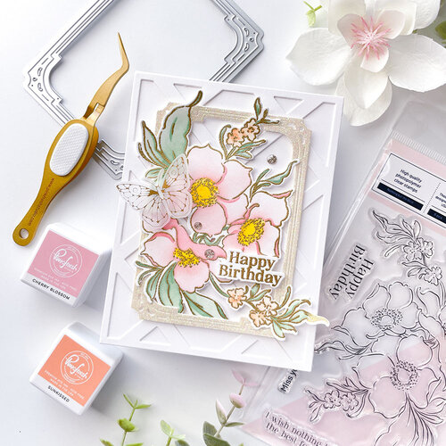 Pinkfresh Studio - Essentials Collection - Dies - Ornate Rectangle Frame 4 Pinkfresh Studio - Essentials Collection - Dies - Ornate Rectangle Frame