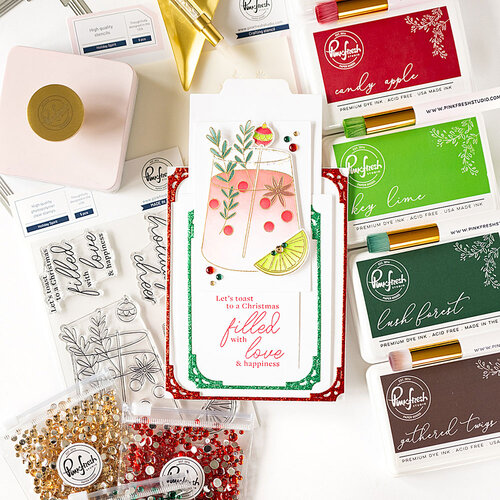 Pinkfresh Studio - Essentials Collection - Dies - Ornate Rectangle Frame 9 Pinkfresh Studio - Essentials Collection - Dies - Ornate Rectangle Frame