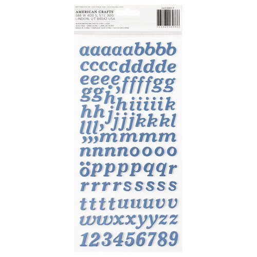 American Crafts - Hello Little Boy Collection - Thickers - Alpha
