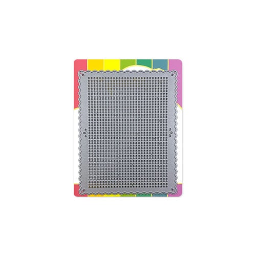 Waffle Flower Crafts - Craft Dies - Stitchable Pinking Rectangle 1 Waffle Flower Crafts - Craft Dies - Stitchable Pinking Rectangle