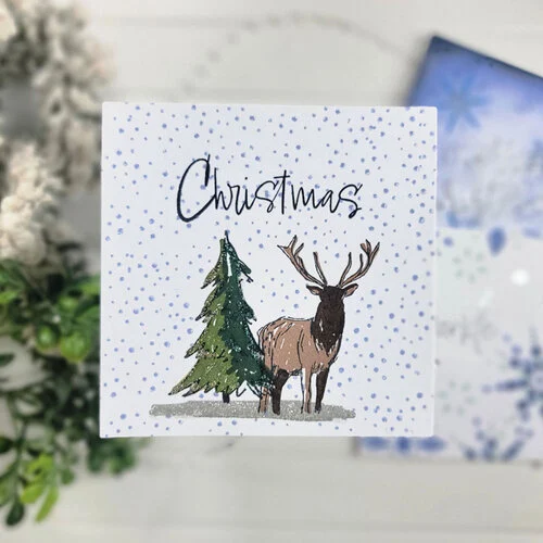 Sizzix - Clear Stamps - Forest Deer 3 Sizzix - Clear Stamps - Forest Deer