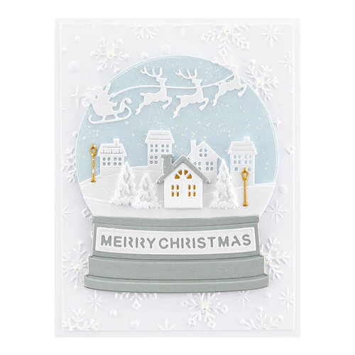 Spellbinders - Simon Hurley - Snow Globes Collection - Etched Dies - Simon's Snow Globe