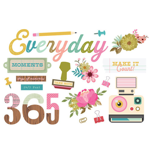 Simple Stories - Simple Pages Collection - Page Pieces - Noteworthy