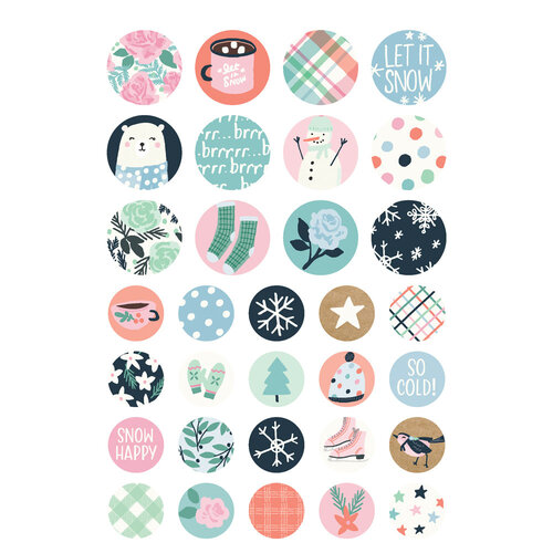 Simple Stories - Winter Wonder Collection - Sticker Book 14 Simple Stories - Winter Wonder Collection - Sticker Book