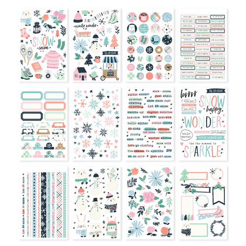 Simple Stories - Winter Wonder Collection - Sticker Book 2 Simple Stories - Winter Wonder Collection - Sticker Book