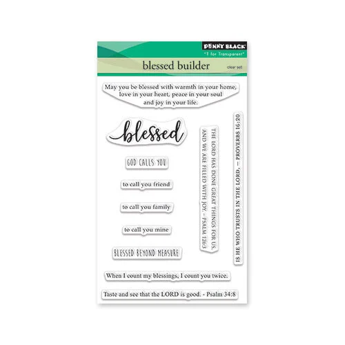 Penny Black - Autumn Collection - Clear Photopolymer Stamps - Blessed Builder