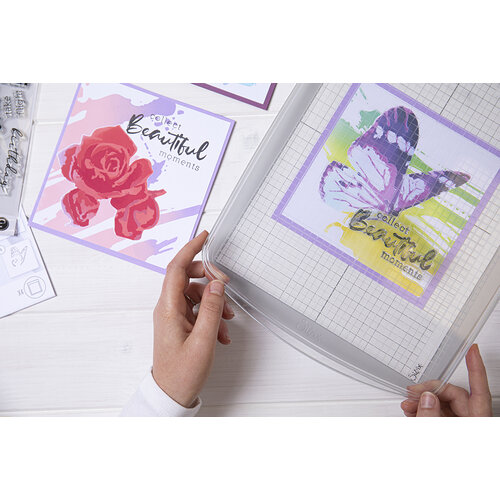 Sizzix - Making Tool Collection - Stencil and Stamp Tool, Universal Stencil Converter and Sticky Grid Sheets Bundle 5 Sizzix - Making Tool Collection - Stencil and Stamp Tool, Universal Stencil Converter and Sticky Grid Sheets Bundle