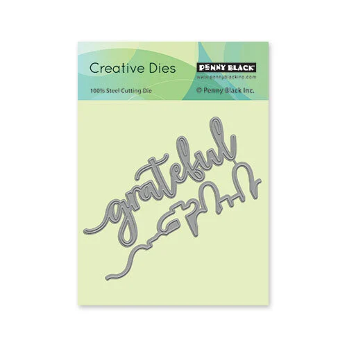 Penny Black - Autumn Collection - Creative Dies - Grateful Edger