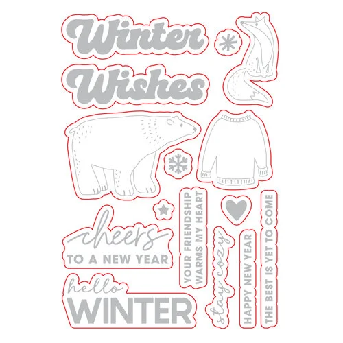 Scrapbook.com - Coordinating Die Set - Hello Winter 1 Scrapbook.com - Coordinating Die Set - Hello Winter