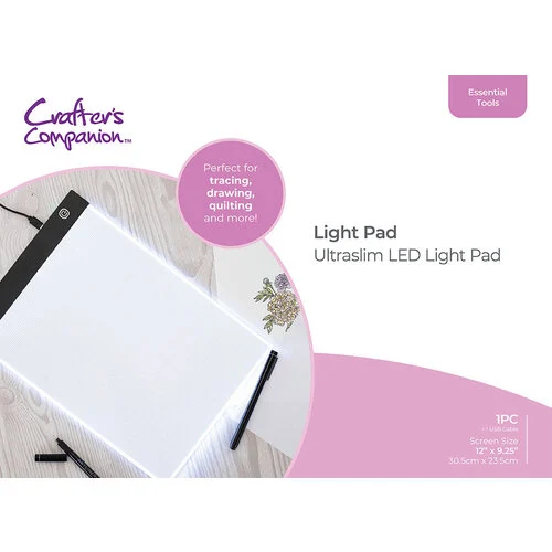 Crafter's Companion - Essential Tools - Ultraslim LED Light Pad 2 Crafter's Companion - Essential Tools - Ultraslim LED Light Pad
