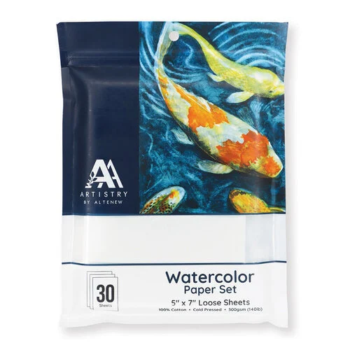 Altenew - 5 x 7 Watercolor Paper Pad - Cold Pressed - 30 Sheets