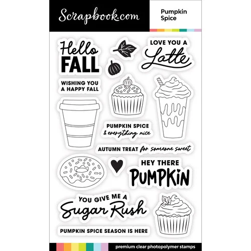 Scrapbook.com - Fall Treats Bundle - Dies, Paper, Stamp