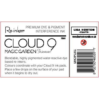 Lisa Horton Crafts - Cloud 9 - Metallic Interference Ink - Reinker - Magic Garden