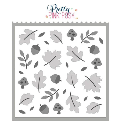 Pretty Pink Posh - Layering Stencils - Woodland