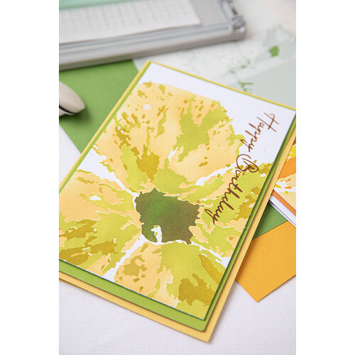 Sizzix - Stacey Park - Stencils - Cosmopolitan - Floral Impressions