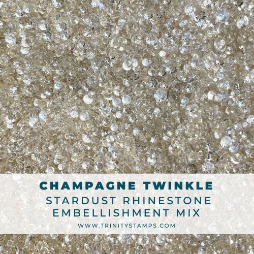 Trinity Stamps - Embellishments - Rhinestones - Champagne Twinkle 2 Trinity Stamps - Embellishments - Rhinestones - Champagne Twinkle