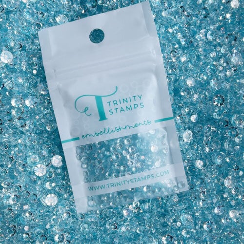 Trinity Stamps - Embellishments - Rhinestones - Blue Sky Twinkle 1 Trinity Stamps - Embellishments - Rhinestones - Blue Sky Twinkle