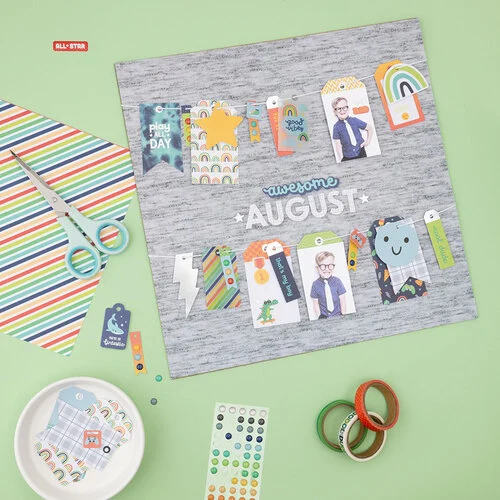 Pebbles - Cool Boy Collection - Washi Tape