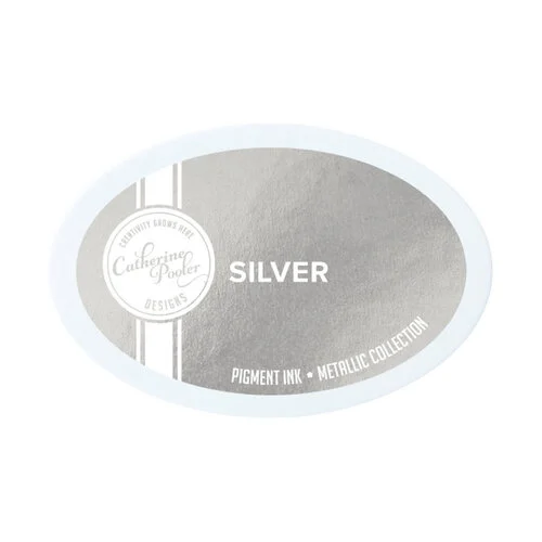 Catherine Pooler Designs - Metallic Collection - Pigment Ink Pad - Silver 1 Catherine Pooler Designs - Metallic Collection - Pigment Ink Pad - Silver