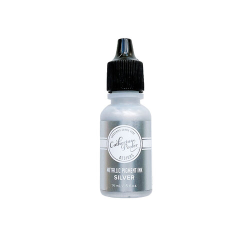 Catherine Pooler Designs - Metallic Collection - Pigment Ink Refill - Silver 1 Catherine Pooler Designs - Metallic Collection - Pigment Ink Refill - Silver
