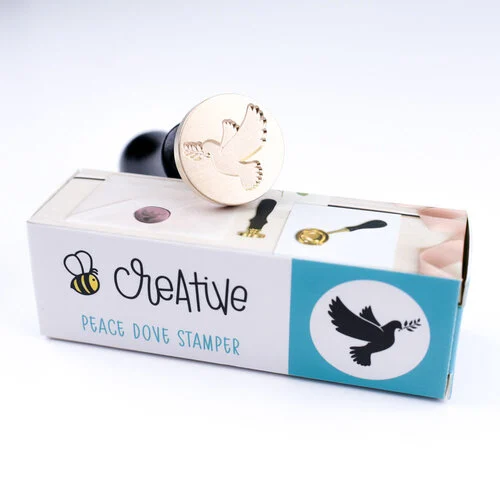 Honey Bee Stamps - Bee Creative - Wax Stamper - Peace Dove 1 Honey Bee Stamps - Bee Creative - Wax Stamper - Peace Dove
