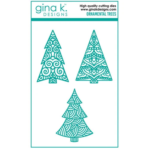 Gina K Designs - Dies - Ornamental Trees 1 Gina K Designs - Dies - Ornamental Trees