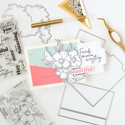 Pinkfresh Studio - Essentials Collection - Dies - Beyond Happy
