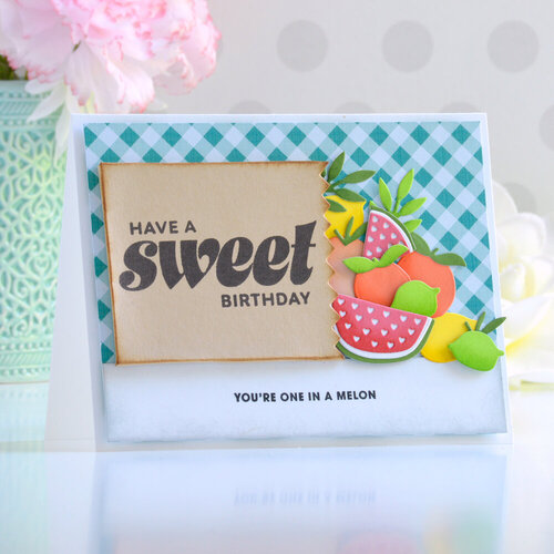 Scrapbook.com - Decorative Die Set - Market Bloom - Fruit and Umbrellas 13 Scrapbook.com - Decorative Die Set - Market Bloom - Fruit and Umbrellas
