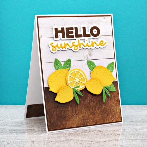 Scrapbook.com - Decorative Die Set - Market Bloom - Fruit and Umbrellas 4 Scrapbook.com - Decorative Die Set - Market Bloom - Fruit and Umbrellas