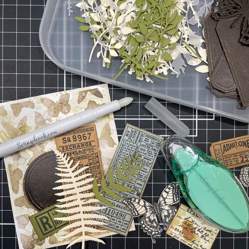 Scrapbook.com - Stack-n-Sort Trays - Large - Frost - 4 Pack
