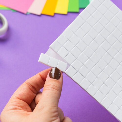 Scrapbook.com - Double Sided Adhesive Foam Squares - White - 3mm Thickness - Large Squares 3 Scrapbook.com - Double Sided Adhesive Foam Squares - White - 3mm Thickness - Large Squares