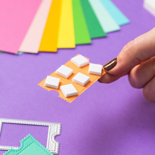 Scrapbook.com - Double Sided Adhesive Foam Squares - White - 3mm Thickness - Large Squares 6 Scrapbook.com - Double Sided Adhesive Foam Squares - White - 3mm Thickness - Large Squares