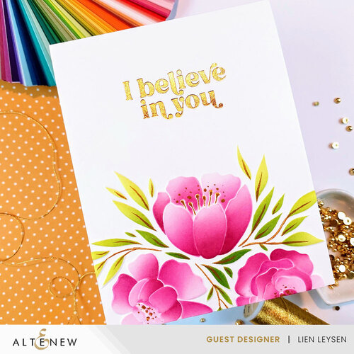 Altenew - Simple Coloring Stencil - 4 in 1 Set - Whimsy Motif 2 Altenew - Simple Coloring Stencil - 4 in 1 Set - Whimsy Motif