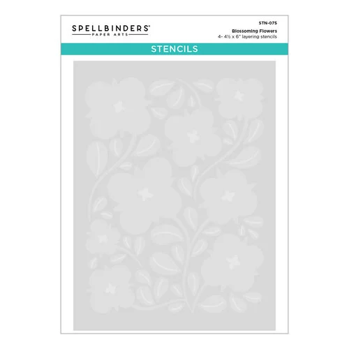 Spellbinders - Layered Stencils - Blossoming Flower
