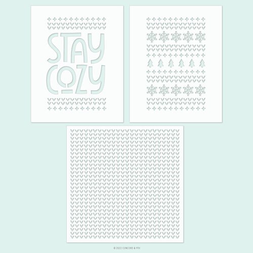 Concord and 9th - Stencils - Stay Cozy