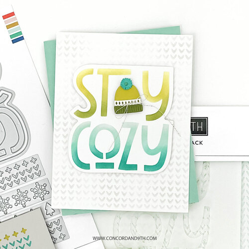Concord and 9th - Stencils - Stay Cozy
