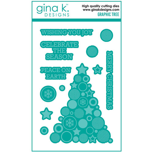 Gina K Designs - Dies - Graphic Tree 1 Gina K Designs - Dies - Graphic Tree