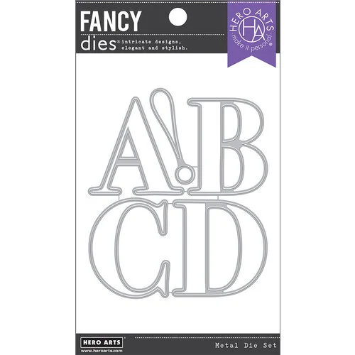 Hero Arts - Fancy Dies - Letters - A-D