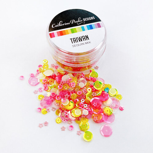 Catherine Pooler Designs - Bubbling Over Collection - Sequin Mix - Taiwan 2 Catherine Pooler Designs - Bubbling Over Collection - Sequin Mix - Taiwan