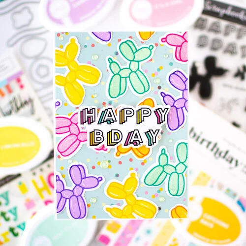 Scrapbook.com - Coordinating Die Set - Party Animal 6 Scrapbook.com - Coordinating Die Set - Party Animal