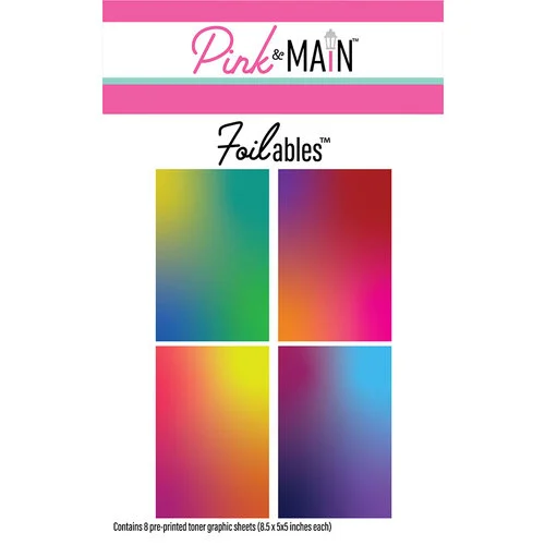 Pink and Main - Cheerfoil Collection - Foilable Sheets - Color Blends 1 Pink and Main - Cheerfoil Collection - Foilable Sheets - Color Blends
