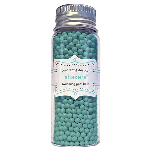 Doodlebug Design - Monochromatic Collection - Shakers - Swimming Pool Balls