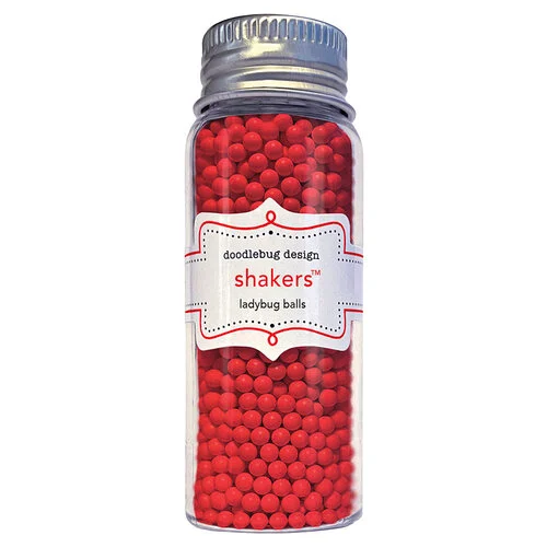 Doodlebug Design - Monochromatic Collection - Shakers - Ladybug Balls 1 Doodlebug Design - Monochromatic Collection - Shakers - Ladybug Balls