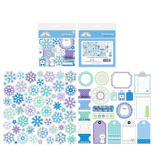 Doodlebug Design - Snow Much Fun Collection - Ephemera - Bits And Pieces 1 Doodlebug Design - Snow Much Fun Collection - Ephemera - Bits And Pieces